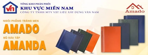 Ngói phẳng tráng men Amado - Bộ sưu tập Amanda