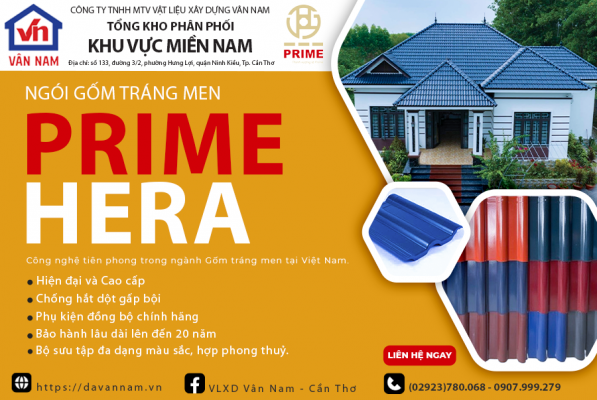 Ngói Prime - Ngói Hera Sang trọng và Hiện Đại