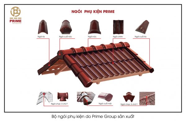 Ngói lợp và ngói phụ kiện Prime