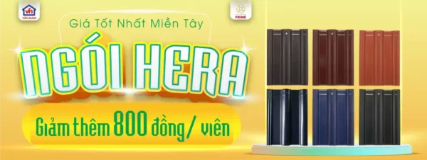 Ngói HERA – Prime Khuyến Mãi 6 Màu