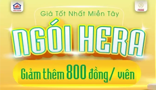 Ngói HERA – Prime Khuyến Mãi 6 Màu