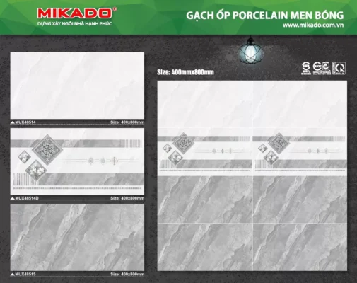 Gạch Ốp Tường MIKADO Bóng Porcelain MUX4851